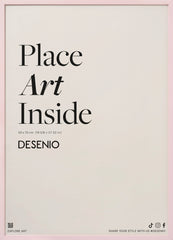 Pink picture frame, 20 x 28 in