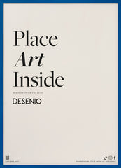 Blue picture frame, 20 x 28 in
