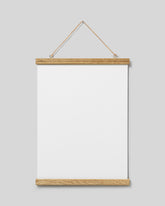 Poster hanger oak 12 in, magnet fastener