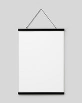 Poster hanger black 20 in, magnet fastener