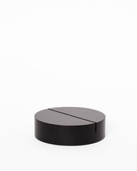 Poster Stand Black Circular