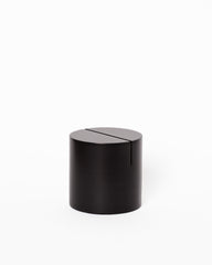 Poster Stand Black Cylinder