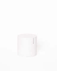 Poster Stand White Cylinder