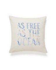 As Free as the Ocean Cushion Cover