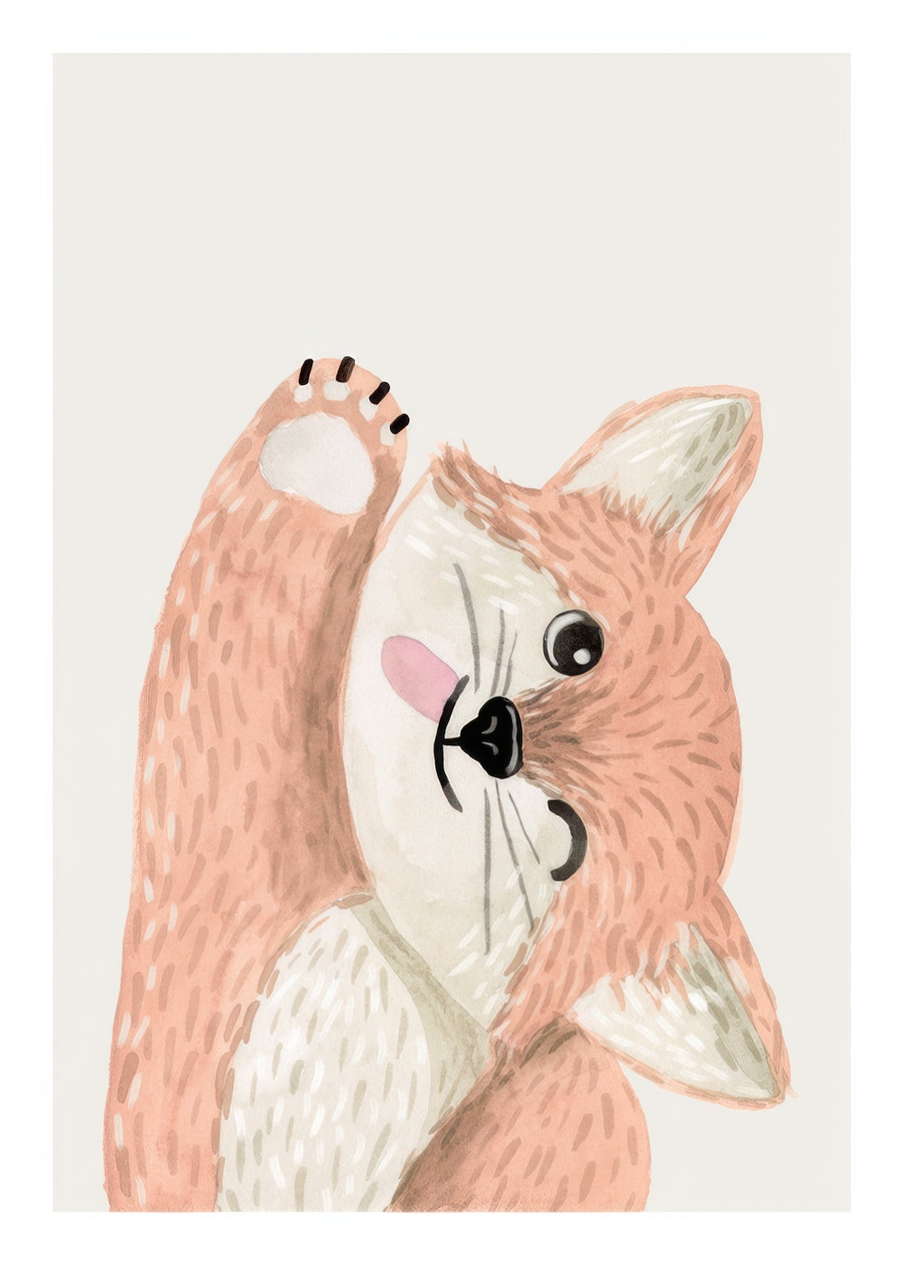 Flirty Fox Print