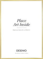 Picture frame gold, 5 x 7 in