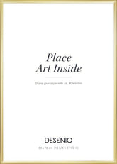 Picture frame gold, 20 x 28 in