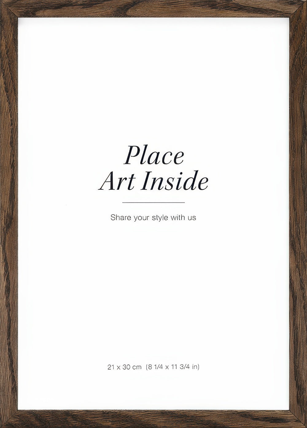 Dark Oak Frame, 8 x 12 in