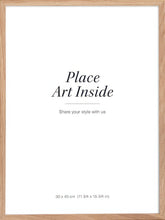 Oak picture frame, 12 x 16 in