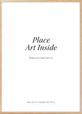 Oak picture frame, 20 x 28 in