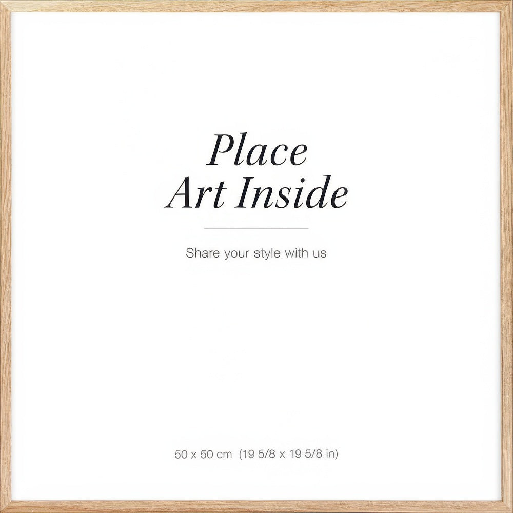 Oak picture frame, 20 x 20 in