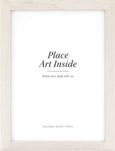 Wood frame light, 5 x 7 in