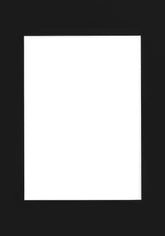 Mat board black, 28 x 39 in