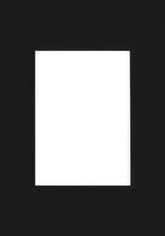 Mat board black, 8 x 12 in