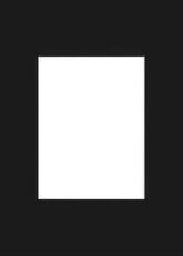 Mat board black, 20” x 28” in