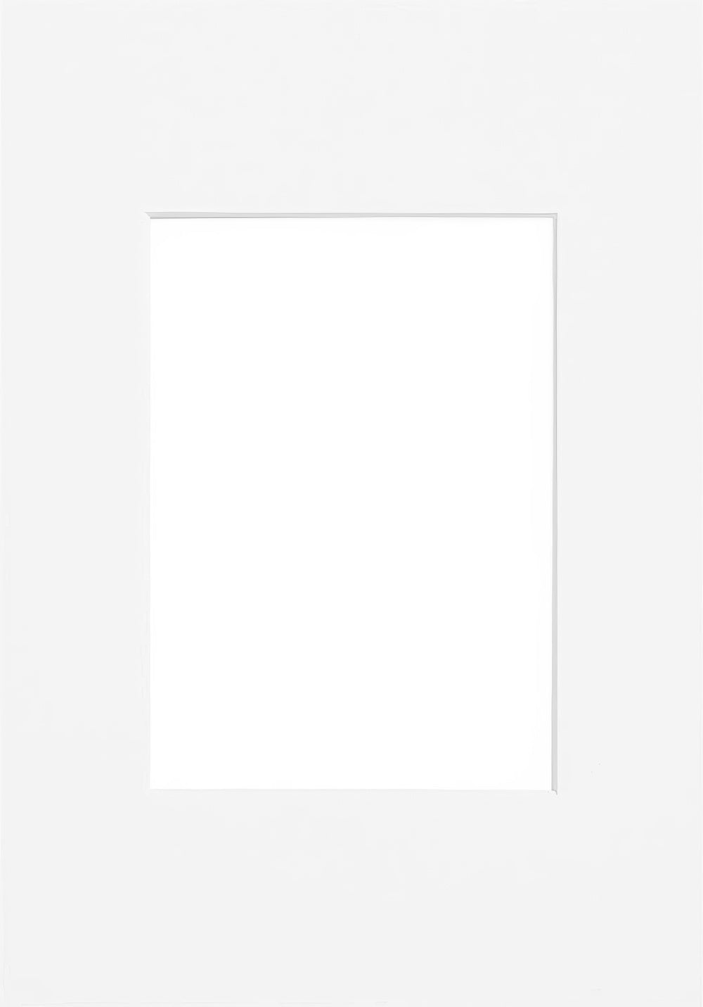 Mat board white, 8” x 12” in