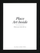 Black picture frame, 5 x 7 in