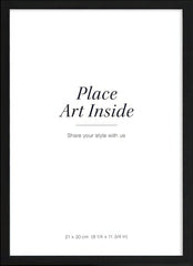 Black picture frame, 8 x 12 in