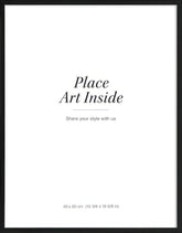 Black picture frame, 16 x 20 in