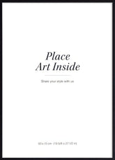 Black picture frame, 20 x 28 in