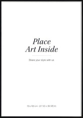 Black picture frame, 28 x 39 in