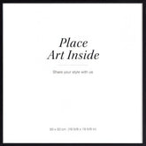 Black picture frame, 20 x 20 in