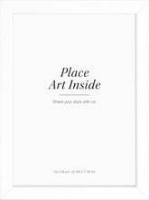 White picture frame, 5 x 7 in