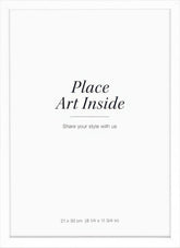 White picture frame, 8 x 12 in