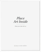 White picture frame, 16 x 20 in
