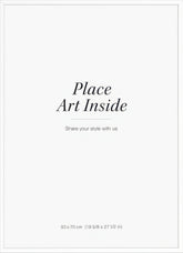 White picture frame, 20 x 28 in