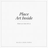 White picture frame, 20 x 20 in