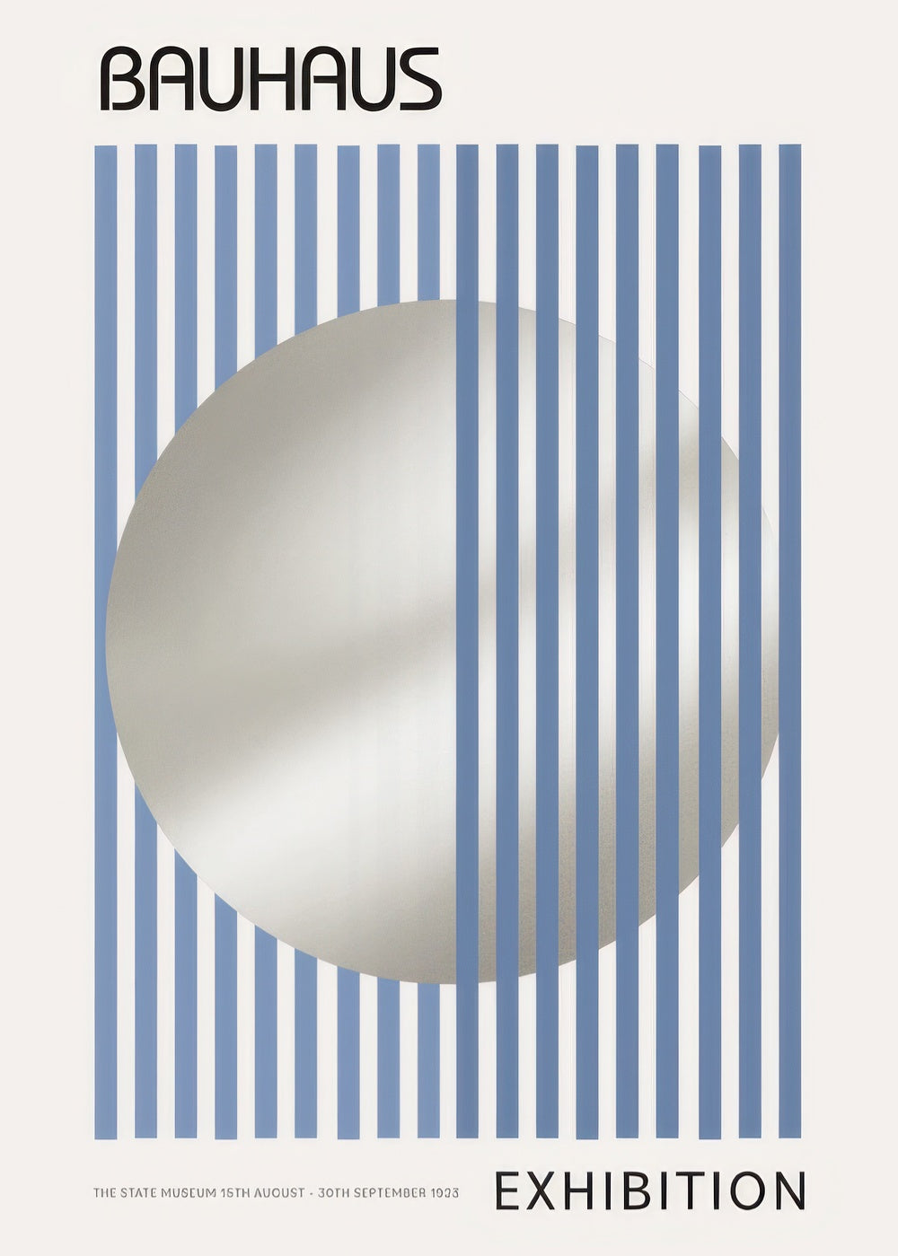 Silver Bauhaus Print