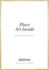 Picture frame gold, 28 x 39 in