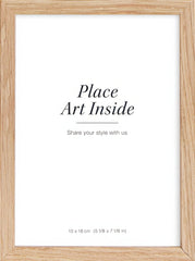 Oak picture frame, 5 x 7 in