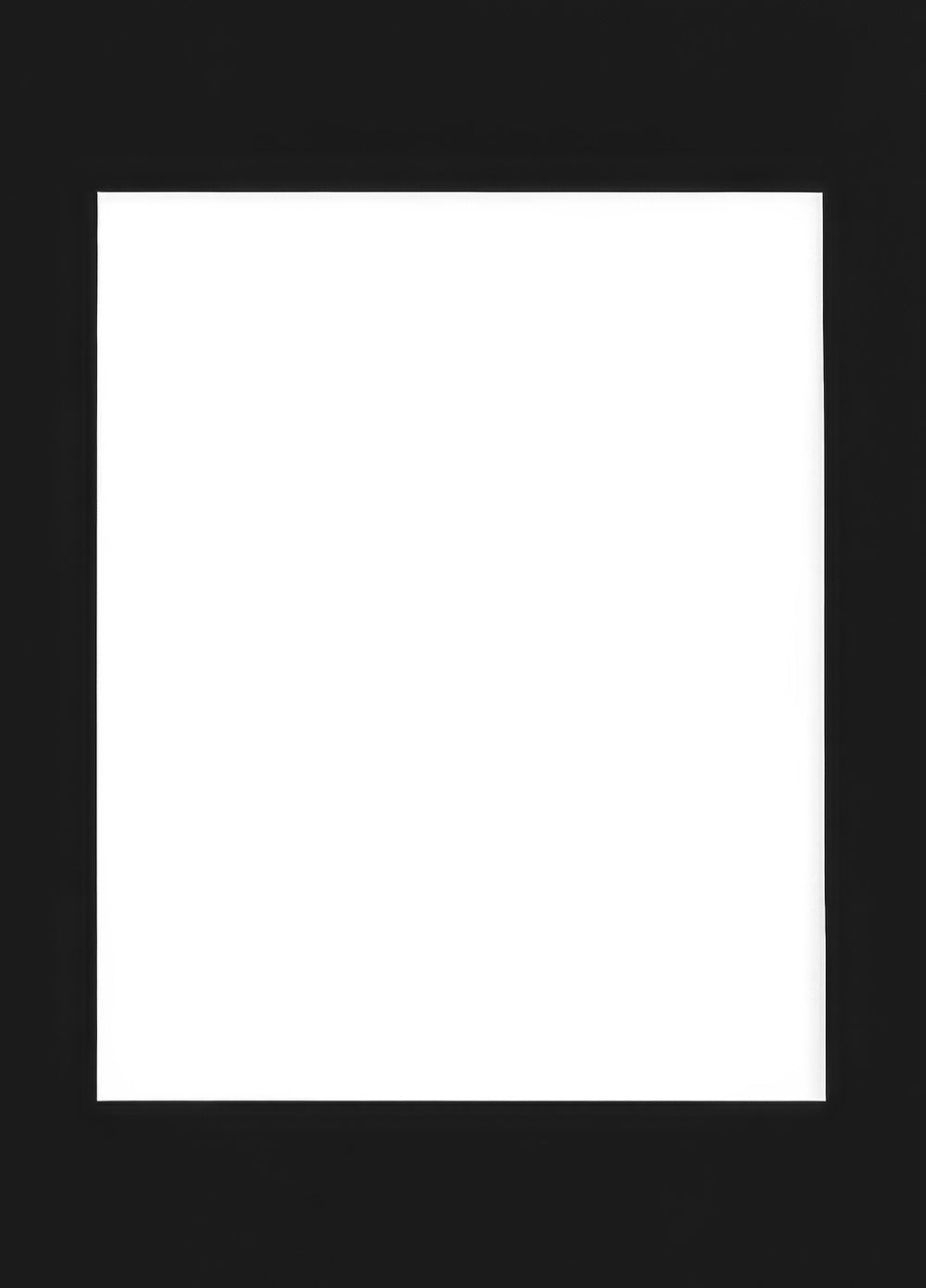 Mat board black, 20” x 28” in