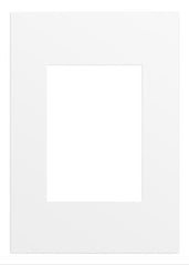 Mat board white, 8” x 12” in