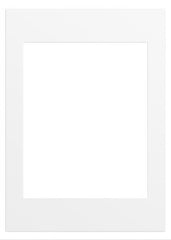 Mat board white, 20” x 28” in