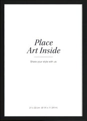 Black picture frame, 8 x 12 in