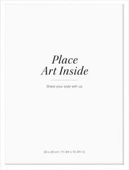 White picture frame, 12 x 16 in