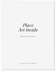 White picture frame, 16 x 20 in