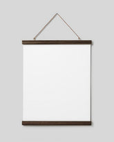 Poster Hanger Dark Oak 16” in, magnet fastener