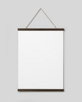 Poster Hanger Dark Oak 20” in, magnet fastener