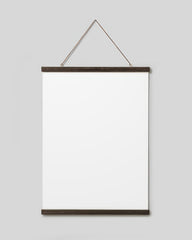 Poster Hanger Dark Oak 20” in, magnet fastener