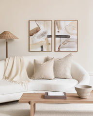 Beige Watercolor Duo Poster pack