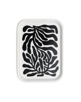 Black Botanical Tray