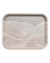 Line Wave Dark Tray