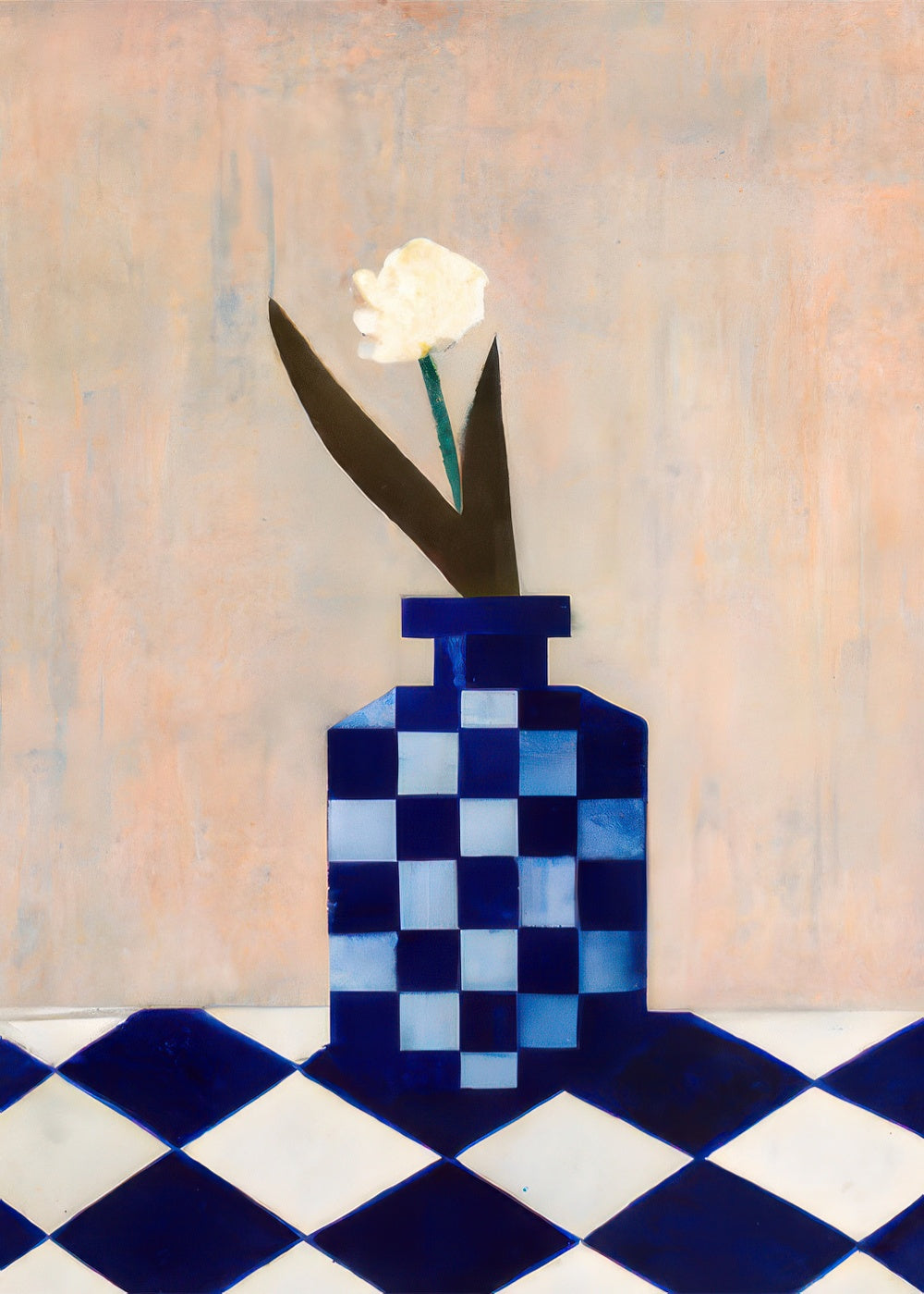 Merel Takken - Check the Vase Print