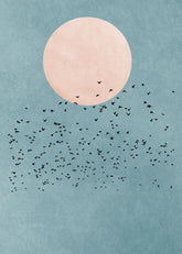 Boris Draschoff / Kubistika - Birds Fly Away Print
