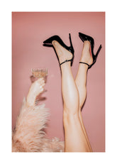Upside Down Cheers Print