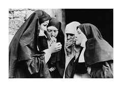 Nuns Smoking Print